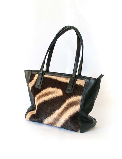 linda-zebra-hide-leather-tote-bag
